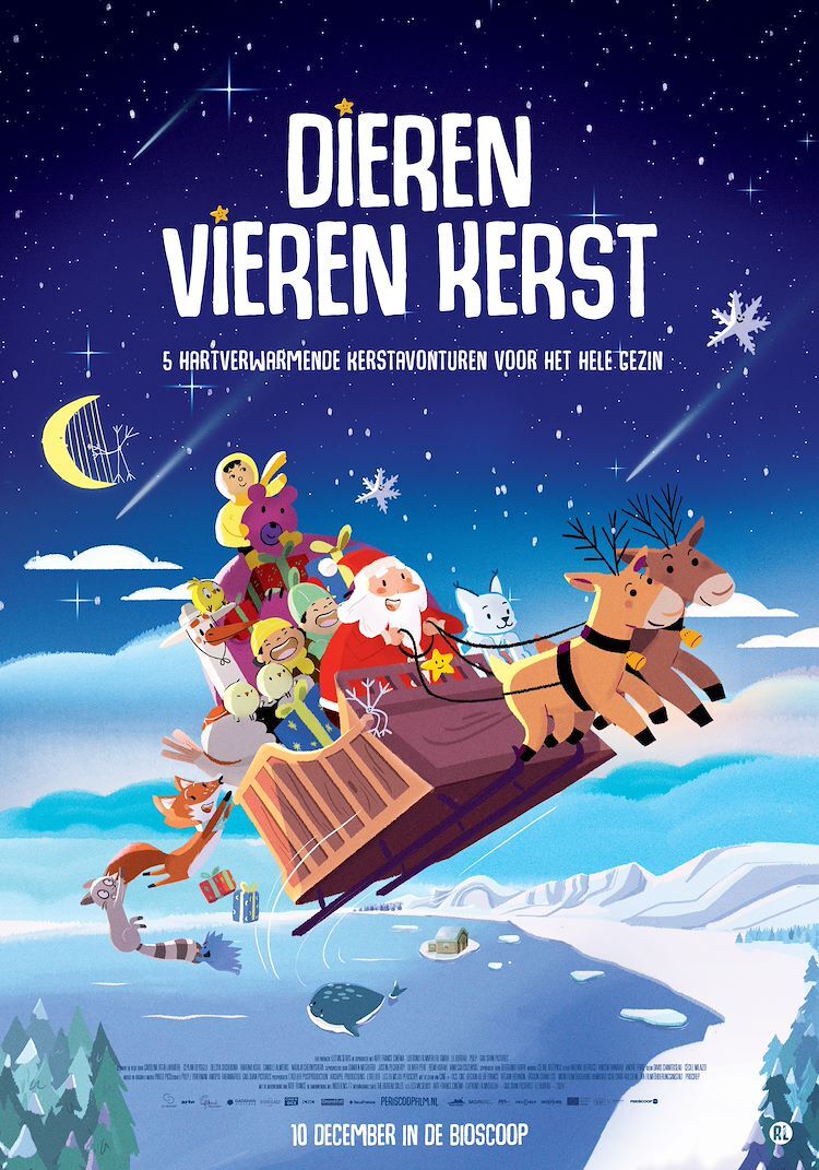 Dieren vieren Kerst (3+)