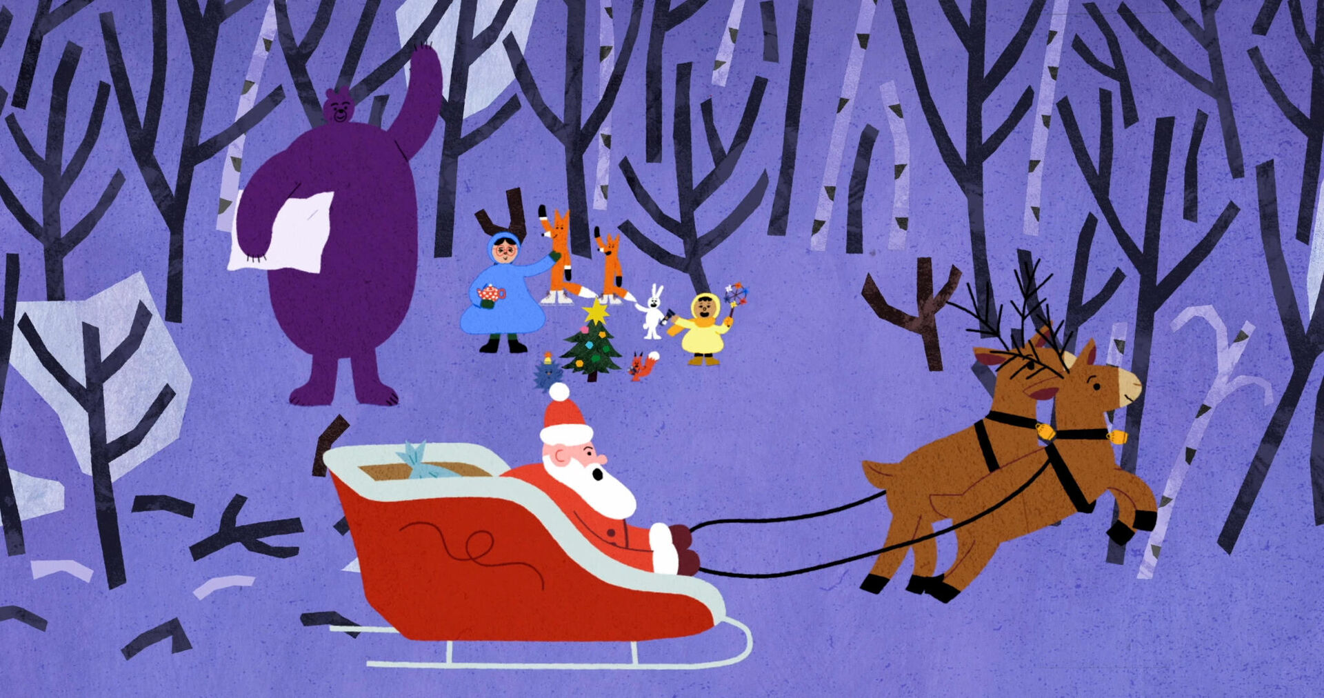 Dieren vieren Kerst (3+)