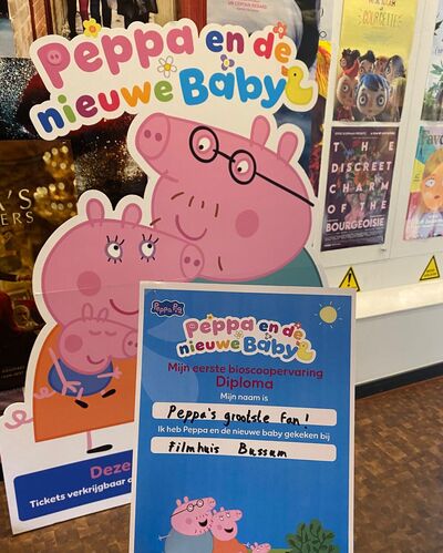 Krijg een bioscoopdiploma bij 'Peppa en de nieuwe baby'