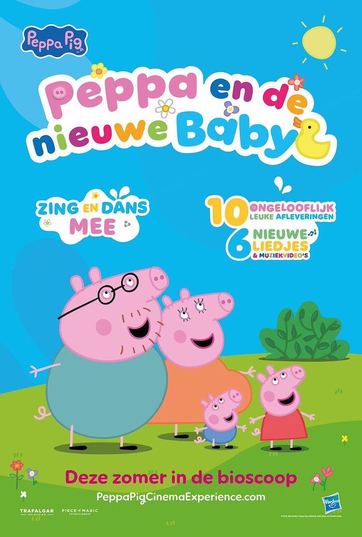 Peuterbioscoop: Peppa en de nieuwe baby