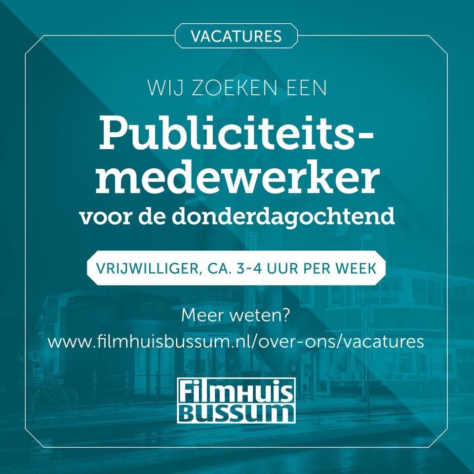 Publiciteitsmedewerker gezocht 