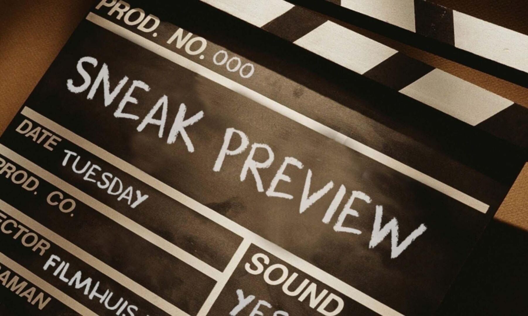 Sneak preview 13 mei 2025